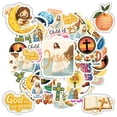 thumbnail image 5 of 35pcs-70pcs Religious Stickers Christian Cross Stickers Biblical Stationery for Laptops Suitcases Notebooks, 5 of 9
