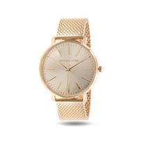 Michael Kors Pyper Three-Hand Gold-Tone Steel Mesh Women's Watch (Model: MK4339)