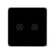 thumbnail image 2 of Tuya ZigBee Light Smart Switch Home Office Control táctil inalámbrico Interruptor de lámpara WiFi Panel de control inteligente, Negro, 2 unidades Scienceny EL001893-05B, 2 of 2