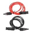 thumbnail image 2 of Solar Panel Extension Wire, 12AWG Solar Panel Extension Cable Efficient 2.5mm² Female Male Connector  for Home, 2 of 8