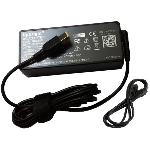 UPBRIGHT NEW Global 20V 3.25A 65W AC / DC Adapter For Lenovo ThinkPad ADLX65NDC3 ADLX65SLC2A ADP-65XBA ADL65NLC2A PA-1650-37LC3 PA-1650-37LC ADP-65XB A 20VDC 20 Volts 3.25 Amp 65 Watts Power Supply Co - image 1 of 3