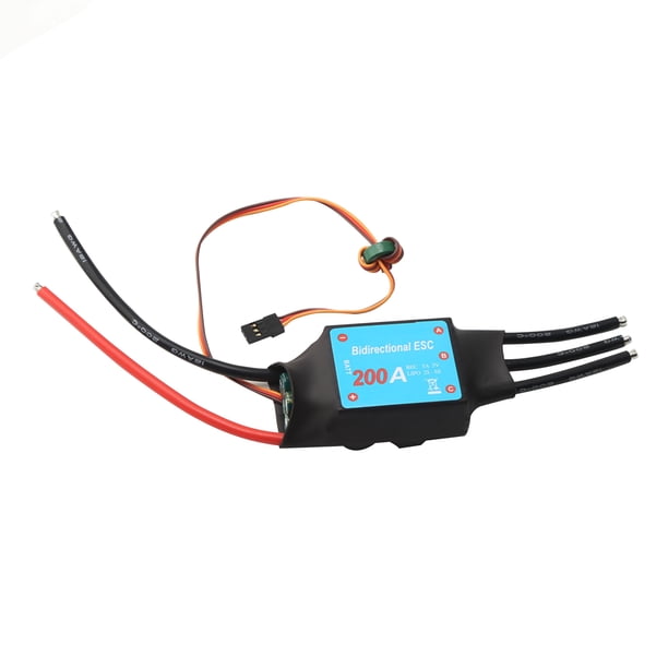 Esc sin escobillas bidireccional 200A para barco de Control remoto de coche de Control remoto Eccomum Esc