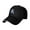 Black, variant on Aurora University Casual Sandwich Baseball Cap Adjustable For Men For Women