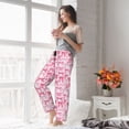 thumbnail image 5 of Fuzoiu Pink bows Print Women's Pajama Pants,Lounge Pants with Drawstring and Pockets, Casual Pjs Sleep Bottoms, Women's Sleep Pants-XX-Large, 5 of 6