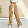 thumbnail image 7 of AloohaidyvioNo Boundaries Wide Leg Sweatpants for Women Baggy Fall Lounge Sweat Pants Wide Leg Pants with Pockets, 7 of 7