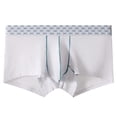 thumbnail image 1 of Pantalones Cortos de Algodón para Hombres de Cintura Baja Ángulo Plano Contraste Color Deporte Fitness Ropa Interior 90% Poliéster 10% Spandex, Cortos Coqueteos para Uso Diario, 1 of 1