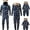 Navy Blue, variant on Matching Family Christmas Pajamas Onesies 2023 Reindeer Hooded Holiday Nightwear Xmas Pjs Sets Household Sleepwear