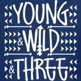 thumbnail image 3 of CafePress - Young Wild And Three Kids Dark T Shirt - Dark T-Shirt Kids XS-XL, 3 of 4