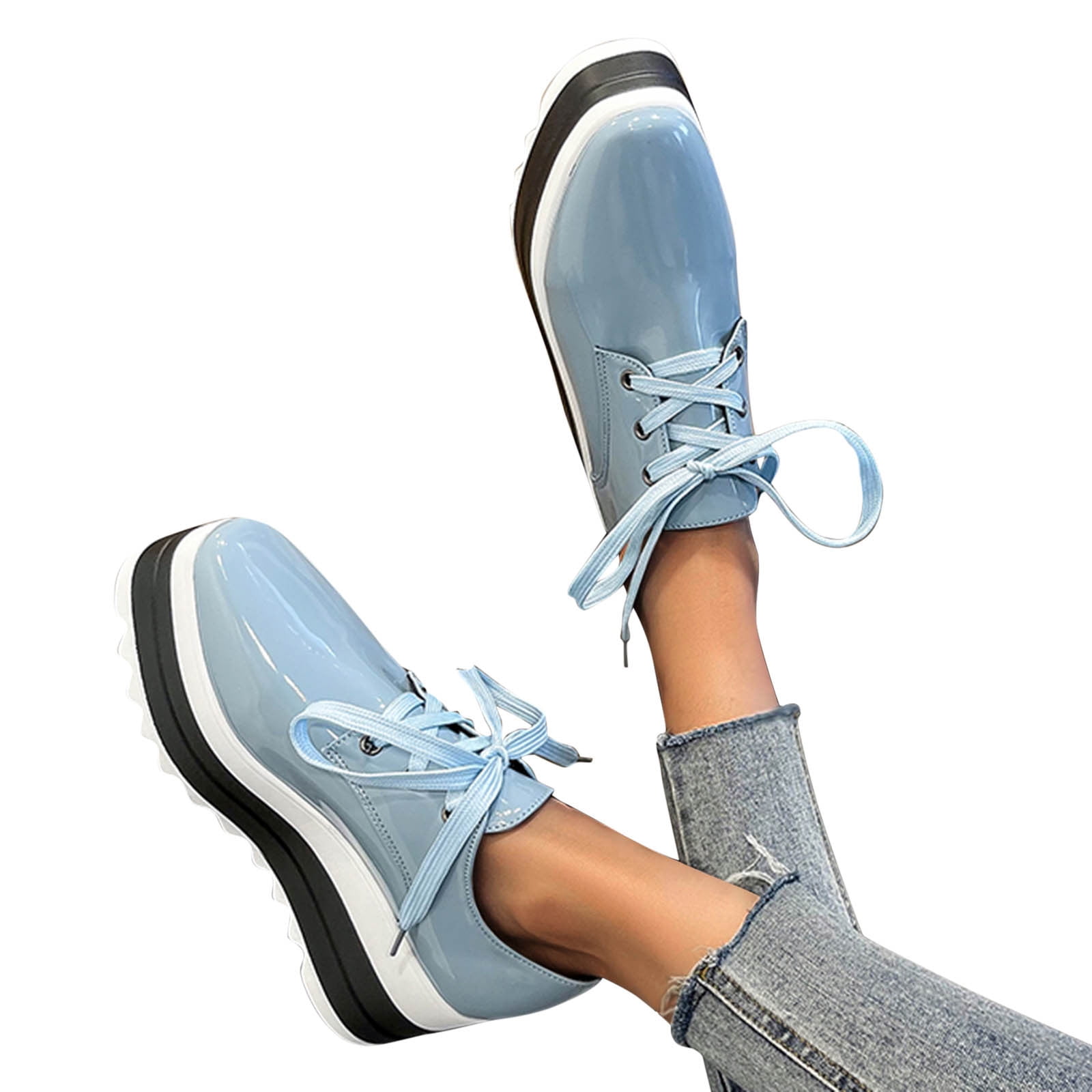 Vans Color Block Solid Blue Sneakers Size 6 - 53% off | ThredUp