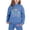 Blue, variant on Neon Rainbow Bow Ghost Grid Kids Halloween Tracksuit, Stretch Polyester 2Pcs Hoodie Jogger Set for Girls Coquette Fall Outfit(Black110)