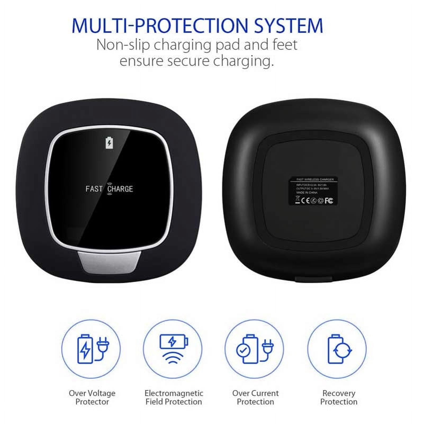 Fast Wireless Charger for Samsung Galaxy Note 20 Ultra Phones - 7.5W and 10W Charging Pad Slim