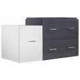 thumbnail image 1 of Imaginations Américaines  37.25 pouces W Vanity Base Set  Gris, 1 of 8