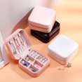 thumbnail image 3 of NSESSHome Earring Ring Jewelry Display Storage Box Case Organizer Flannel Tray Gift, 3 of 5