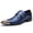 Blue, variant on Men’s Chelsea Boots British Style Slip-On Ankle Boots Classic High-Top Design Comfortable Urban Casual Shoes for Daily Commute, Office and Trendy Outfits