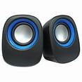 thumbnail image 1 of Graflsoa Compact USB Mini Speaker with Deep Bass, Portable Multimedia Sound System for Computers, MP3/MP4 Devices, Stylish Black & Blue Design, Ideal for Home Use or Gifting, 1 of 6