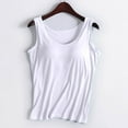 thumbnail image 2 of TrendOFT Womens Tank Tops Built in Bra Cami Tanks Lightweight Undershirt Tank Tops WH2 L, 2 of 4