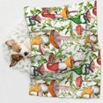 thumbnail image 6 of Naloa Mushrooms Gnomes Dog Blanket, 3 Sizes Cat Blanket for Indoor Cats Large Medium Small Dog Gifts-Large, 6 of 8