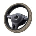 thumbnail image 6 of Lsque Leopard Ultra Soft Car Steering Wheel Cover for Women, Standard 15 inch Size for Truck Van SUV Auto, 6 of 8