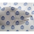 thumbnail image 5 of oneOone Viscose Chiffon Medium Blue Fabric Block Craft Projects Decor Fabric Printed By The Yard 42 Inch Wide-S9, 5 of 5