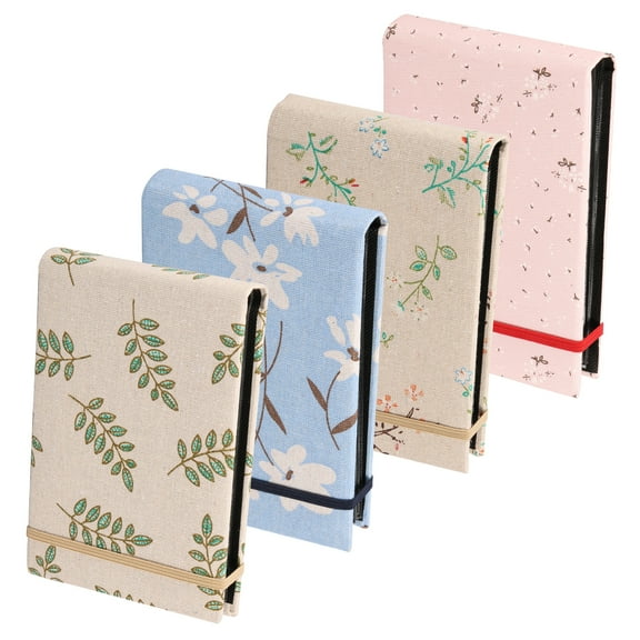 8Pcs Photo Album Book Fabric Lanyard 6 inch Album Book 100 Photos Postcard Organizer Elastic Album Strap Design Lightweight and Easy to Carry for Holiday