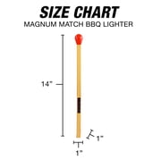 Magnum Match Lighter – Giant Matchstick-Style BBQ Lighter, Wind Resistant, Child Resistant