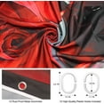 thumbnail image 2 of Red Rose Wine Shower Curtain for Bathroom Decor 72Wx72H Inch Valentines Romantic Floral Blooming Flower Lovers Couple Candles Panel Fabric Waterproof Polyester with 12 Pack Plastic Hooks, 2 of 6