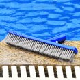 thumbnail image 3 of 10in Swimming Pool Brush Professional Stainless Steel Wire Pool Cleaning Brush, 3 of 8