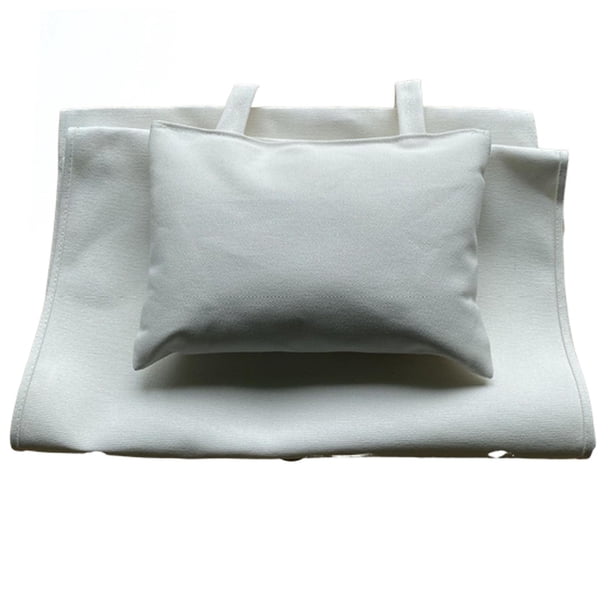 Inteprter Reemplazo de silla de playa de lona, tela impermeable y duradera, hecha de lona de secado rápido. Decoración del hogar Blanquecino