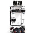 thumbnail image 1 of Soporte de pared para casco de moto OMISRUIS, color gris, 1 of 9