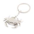 thumbnail image 1 of Unique Bargains Silver Tone Crab Shaped Pendant Stainless Steel Key Ring, 1 of 2