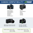 thumbnail image 2 of Wasabi Power LP-E6, LP-E6N Battery (2-Pack) for Canon EOS 5D Mark II/III/IV, 5DS, 5DS R, 6D, 6D Mark II, 7D, 7D Mark II, 70D, 80D, 90D, R, R5, R5C, R6, Ra, XC10, XC15, BMPCC 4K, BMPCC 6K, 2 of 2