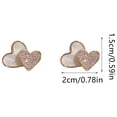 thumbnail image 3 of Hearth & Gear Valentine's Day Heart Earrings Heart Earrings Valentine's Day Earrings Versatile Style Geometric Earrings Dangle Star Earrings Earrings Loops Star Earrings Earrings Hoops Western, 3 of 7