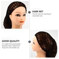 thumbnail image 4 of Breathable Mesh Crochet Hair Net for Long Hair - 3pcs, 4 of 6