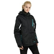 Krumba Women's Sportswear Outdoor Waterproof Windproof Ski Jacket Black M