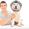 thumbnail image 1 of Collar de recuperación suave y ajustable WEIHJMXG para mascotas después de la cirugía M gris, 1 of 5