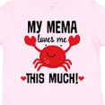 thumbnail image 4 of Inktastic My Mema Loves Me Grandson Boys or Girls Toddler T-Shirt, 4 of 5
