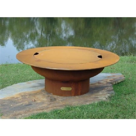Fire Pit Art Sat Lid Saturn Wood Burning Fire Pit With Lid Walmart