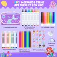 thumbnail image 2 of Set de 70 rotuladores lavables con diseño de sirena de DreamyCandy de Art Supplies, 2 of 7