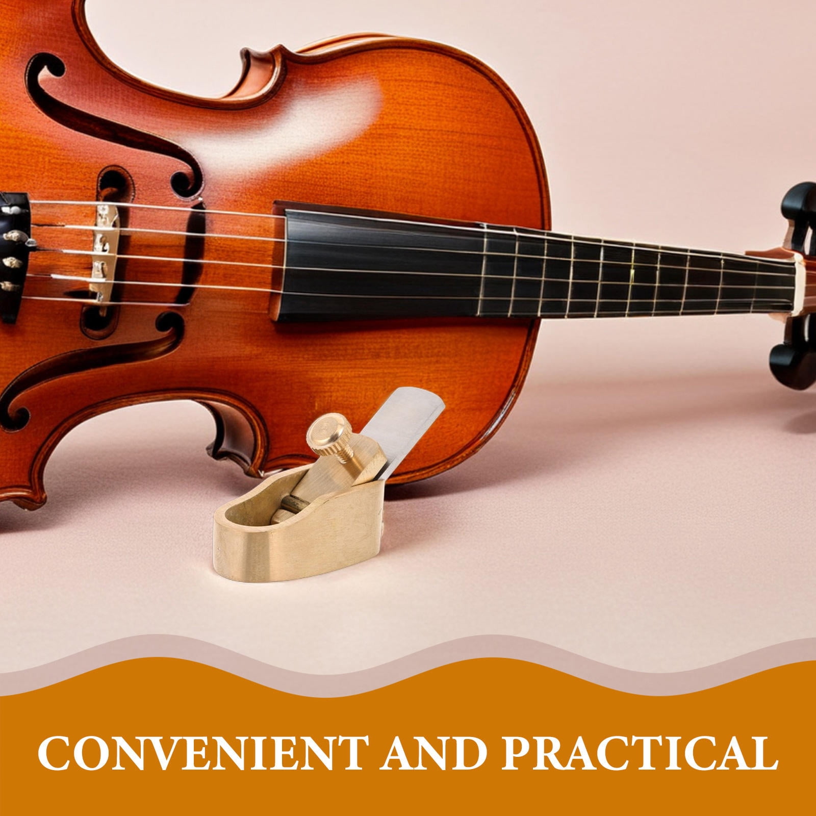 Baluue Compact Hand Planer for Violin Making, Brass Luthier Tool with Ergonomic Grip and Build for Precision Crafting