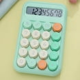 thumbnail image 4 of 8-Digit LCD Desktop Calculator - Mini Basic Standard Calculator with Round Keys for Home, School & Office - Pocket Size, Battery Powered (AAA Required), 4 of 8