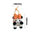 thumbnail image 3 of Vikakiooze Cute Pet Bow Bear Doll Keychain Cute Sweet School Bag Bicycle Pendant School Bag Pendant Car Decoration And Gift Choice, 3 of 7