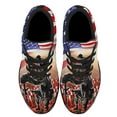 thumbnail image 2 of Memorial Day Veteran Remember and Honor Shoes Sneakers Black Size 9, 2 of 7