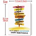 thumbnail image 4 of Tarjeta de cumpleaños Mcduldul Grandson con sobre y pegatina de 20 x 13 cm, 4 of 6