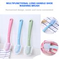 thumbnail image 3 of PENGXIANG 3pcs Long Handle Grip Nail Brush Fingernail Scrub Cleaning Brushes Clothes Shoes Scrubbing Brushes Home Laundry Cleaning Tool, 3 of 7