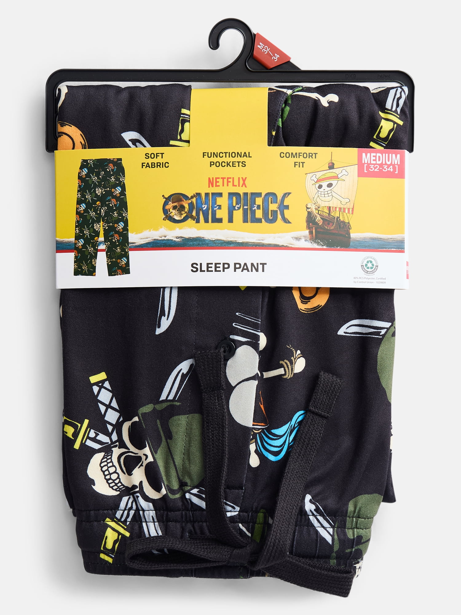 One Piece Men's Sleep Pants, Sizes S-2XL