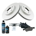 thumbnail image 2 of TRQ Front Premium Ceramic Brake Pad & Coated Rotor Kit w/Fluids for Ford Mercury BKA24365 Fits select: 2005-2010 FORD ESCAPE, 2011 FORD ESCAPE XLT, 2 of 6