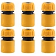 thumbnail image 1 of 6 Pièces Rapides Raccord de raccord Rapide à Embout de 1/2" Tuyau Hose Quick Connector, 1 of 8