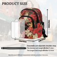 thumbnail image 7 of Xixirimido Cat Maple Leaf Pattern Shoulder Bag Crossbody for Women Crossbody Bags with Adjustable Strap Cell Phone Purses Sling Bag for Travel Hiking Shopping Black, 7 of 7