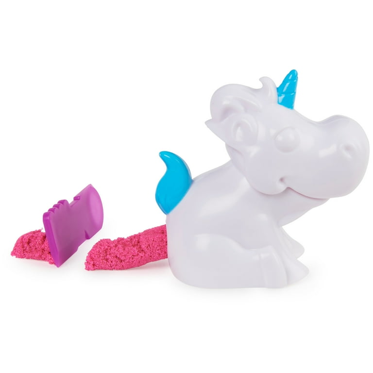 Kinetic Sand Unicorn Playset, Mini Mystery Surprise with Case