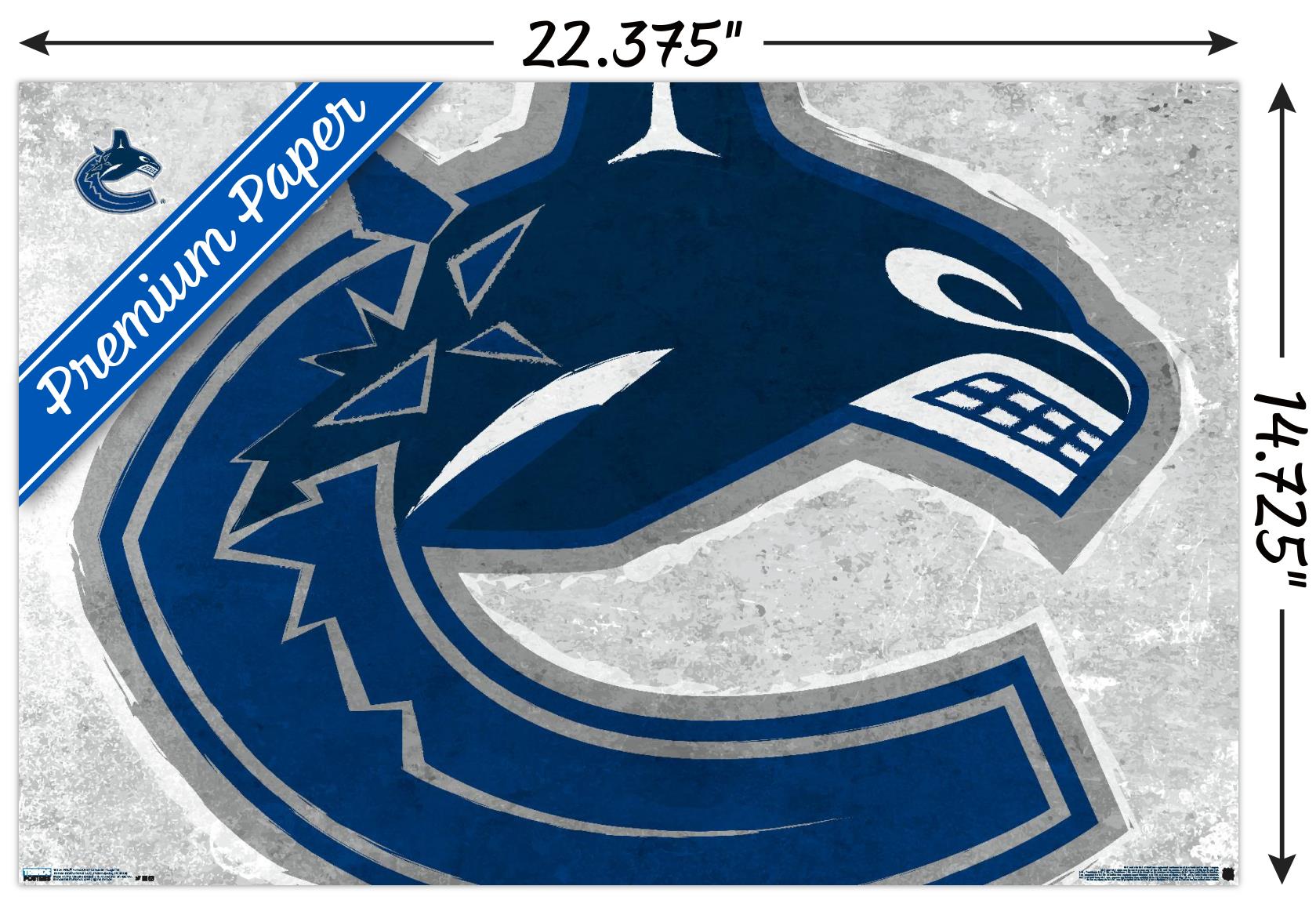 NHL Vancouver Canucks - Logo 19 Wall Poster, 14.725" x 22.375"